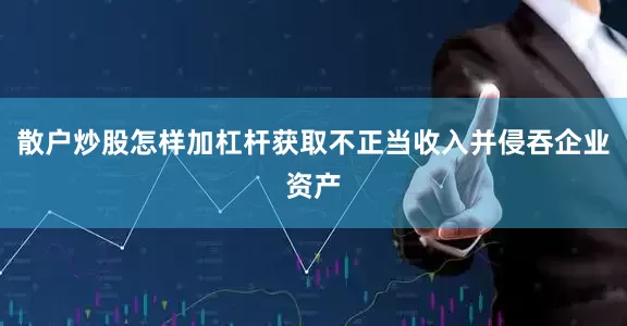 散户炒股怎样加杠杆获取不正当收入并侵吞企业资产