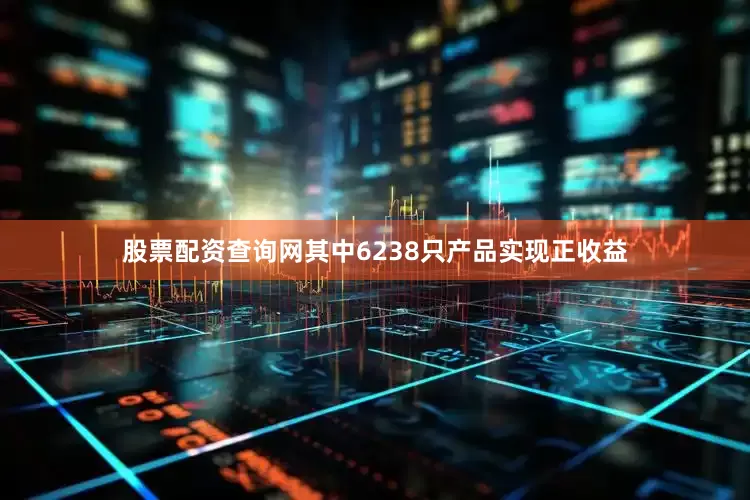 股票配资查询网其中6238只产品实现正收益