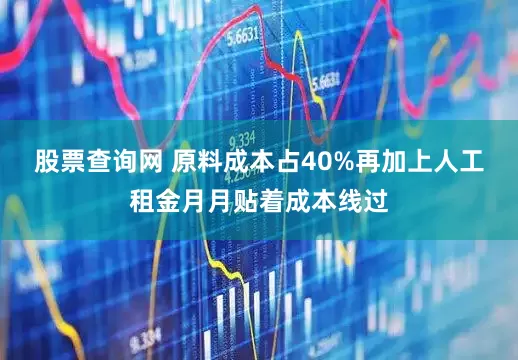 股票查询网 原料成本占40%再加上人工租金月月贴着成本线过
